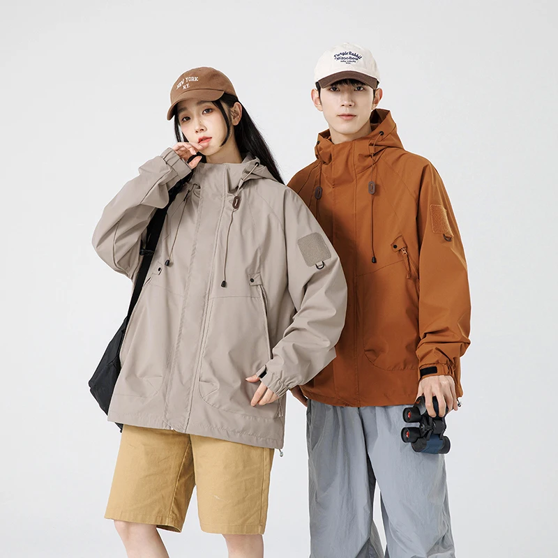 BoJsd Autumn New In Jacket Couple Outdoor Men Jacket Mountaineer Coat Men Spring Jacket Outdoor Waterproof Jacket Couple Trend B