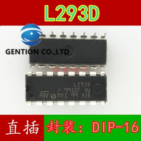 10PCS L293 L293D stepper driver chip/drive + four diode DIP-16 in stock 100% new and original