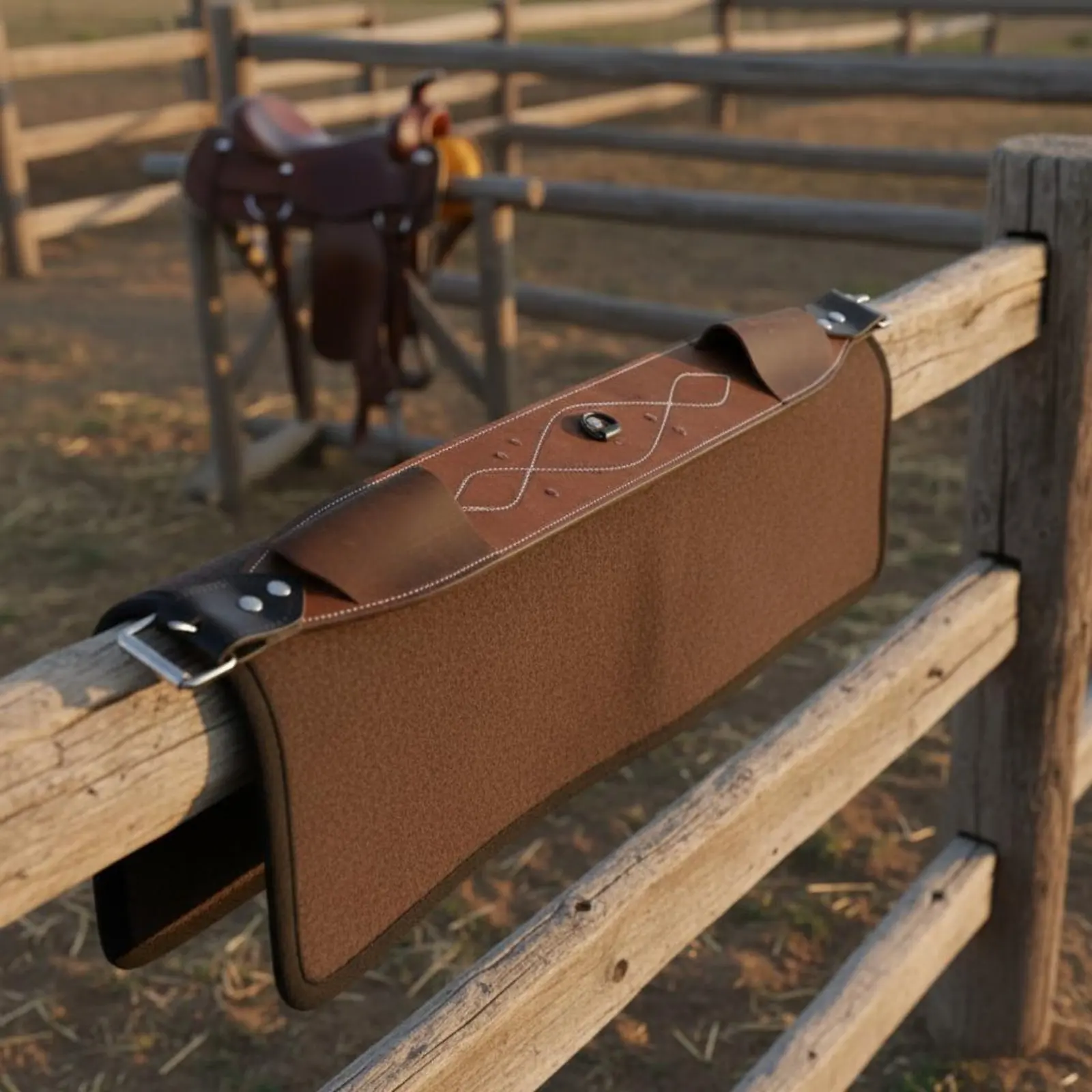 western-back-cinch-waterproof-rear-girth-strap-horse-flank-cinch-lightweight-riding-tack-authentic-leather