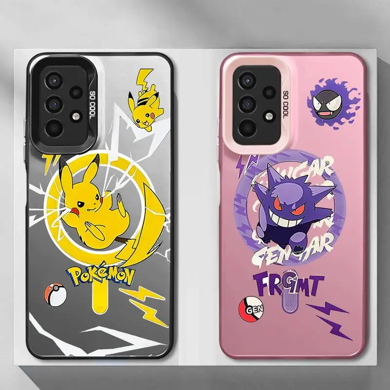 P-Pokemon G-Gengar Phone Case for Galaxy A15 A52 A72 4G 5G A25 A52s A53 A54 A55 A73 5G A51 4G bag