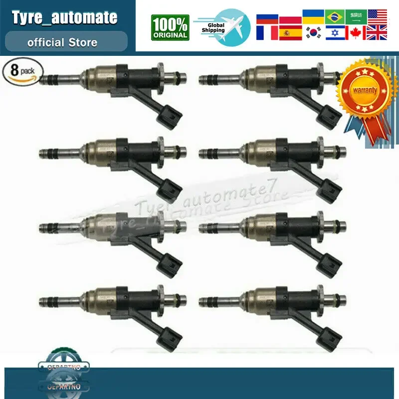 Set of (8) OE Part# 12668390 BRAND NEW OEM Fuel Injectors GM Trucks 5.3L 2014-17 12672368,12656932,12668649