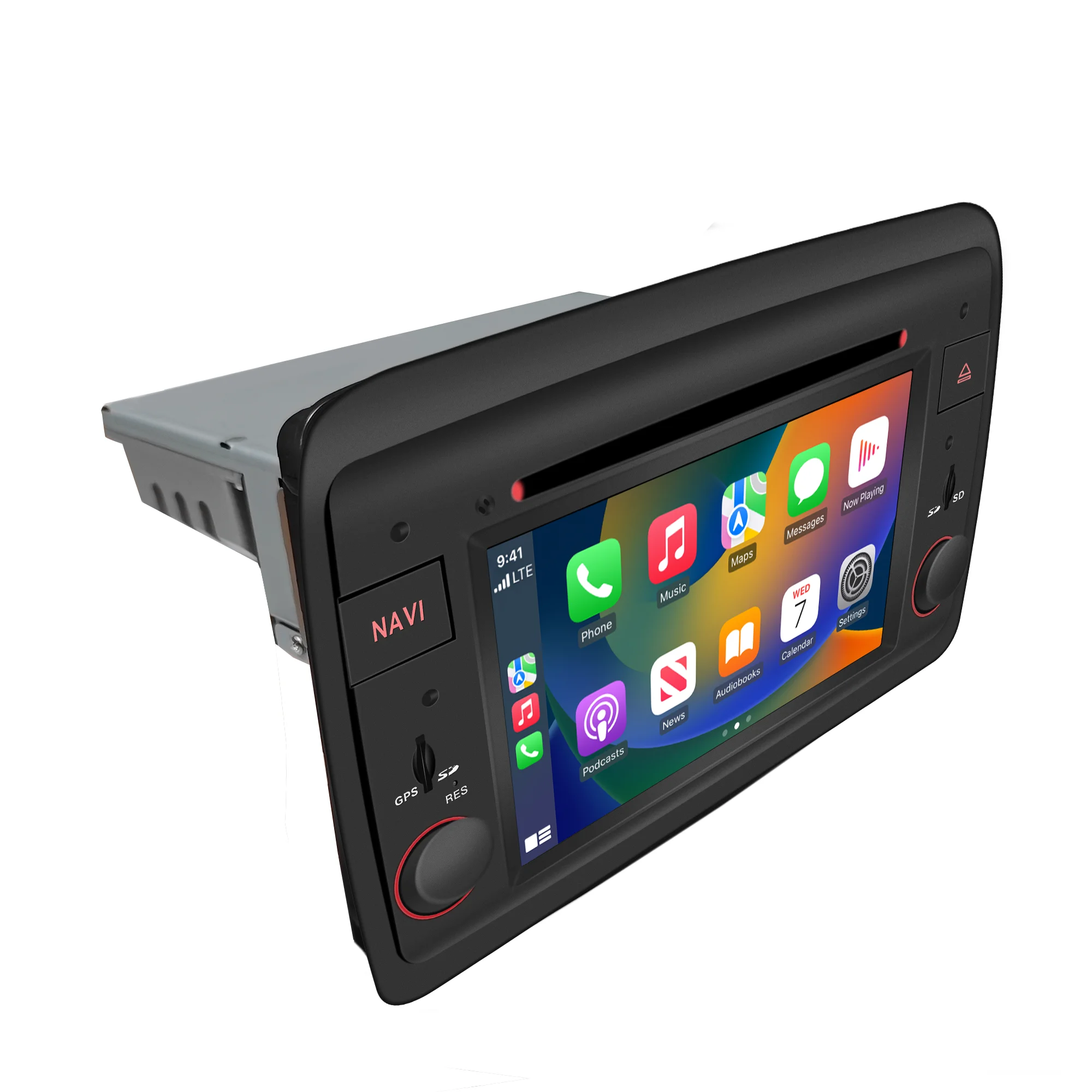 

Android 14 car stereo fit for Fiat Panda 2003-2012 7 inch touch screen display navigation head uniy WiFi FM RDS Bluetooth/USB