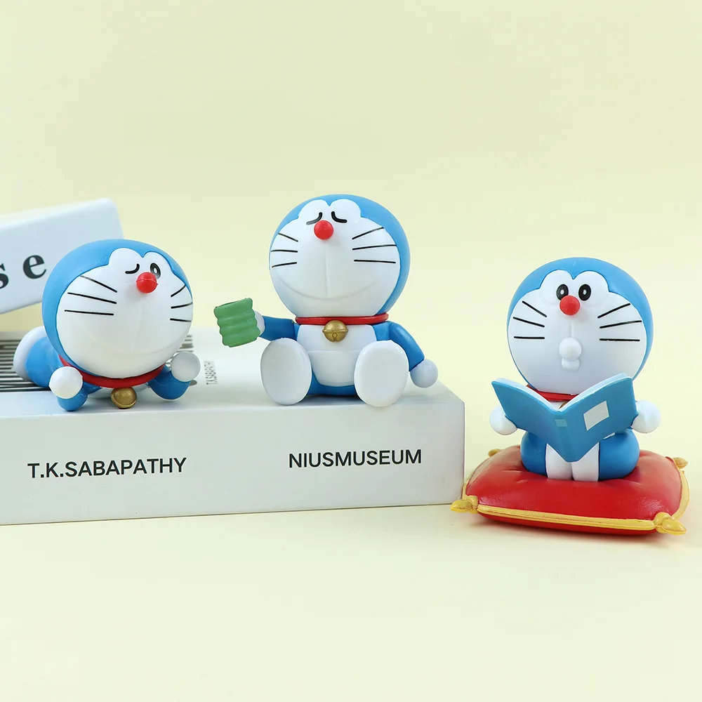 Cartoon Doraemon Schlüsselanhänger Blind Box Freizeit Serie Actionfigur Puppen Schlüsselanhänger Überraschungstasche Auto Schlüsselanhänger Weihnachtsgeschenke