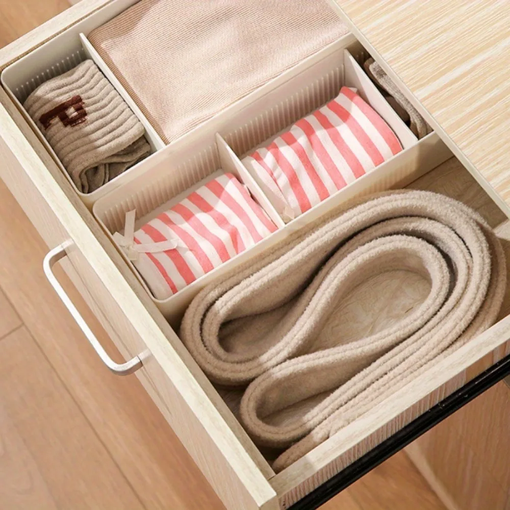 1pc drawer-type plastic storage box tray, split storage box container, free combination, desktop drawer-type storage box,