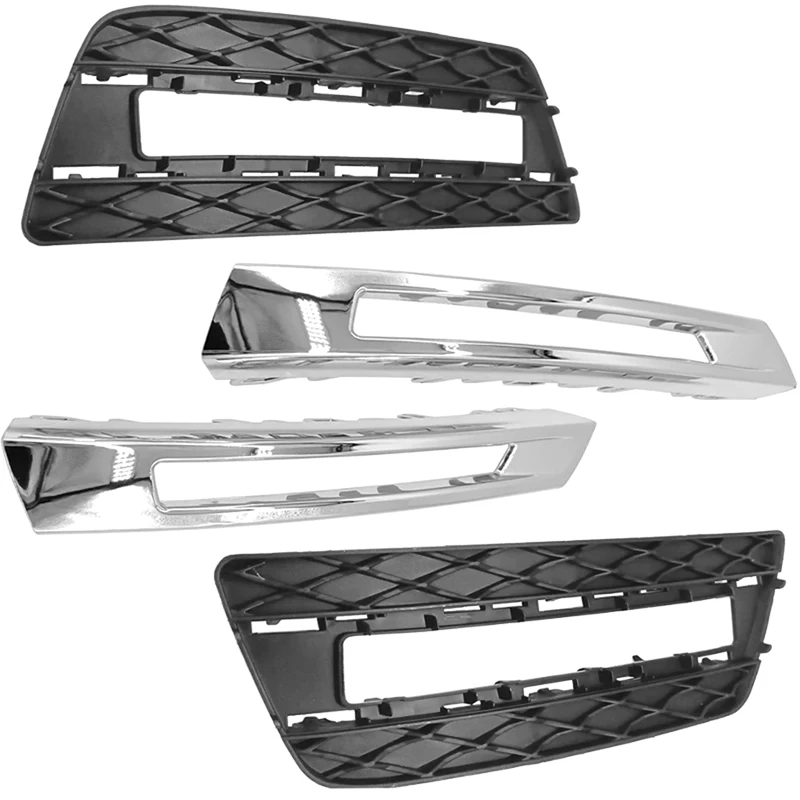 Front Bumper Daytime Running Fog Light Cover Trim Grill For Mercedes Benz GL450 GL350 450