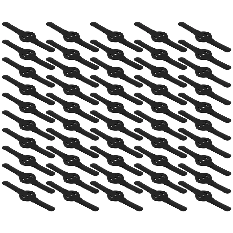 

ABRW-50Pcs Plastic Grass Trimmer Blades Lawn Mower Blade Cordless Trimmer Garden Tool Lawn Mower Trimmer Accessories