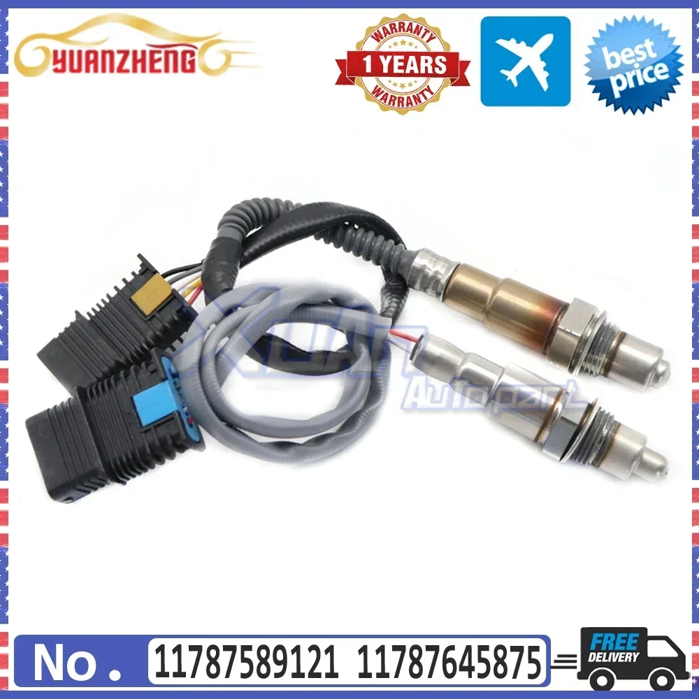

NEW Upstream Downstream Front Rear Air Fuel Ratio Lambda Oxygen Sensor 11787589121 11787645875 for BMW X4 X6 2016
