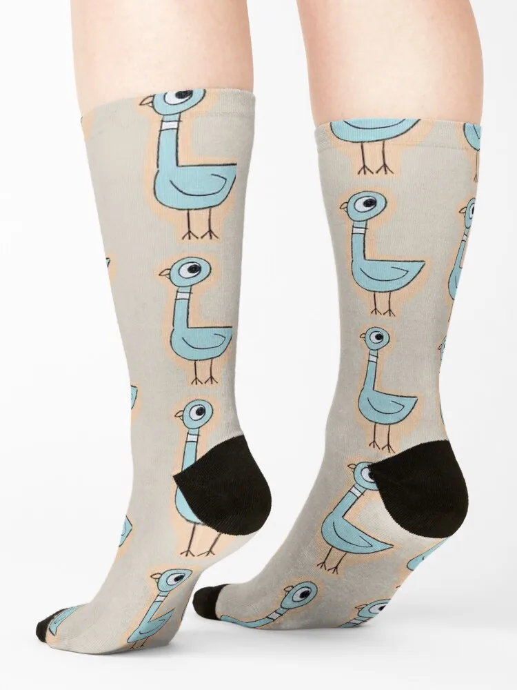 dont let the pigeon drive the bus Socks happy Antiskid soccer christmass gift christmas gifts Socks Man Women's