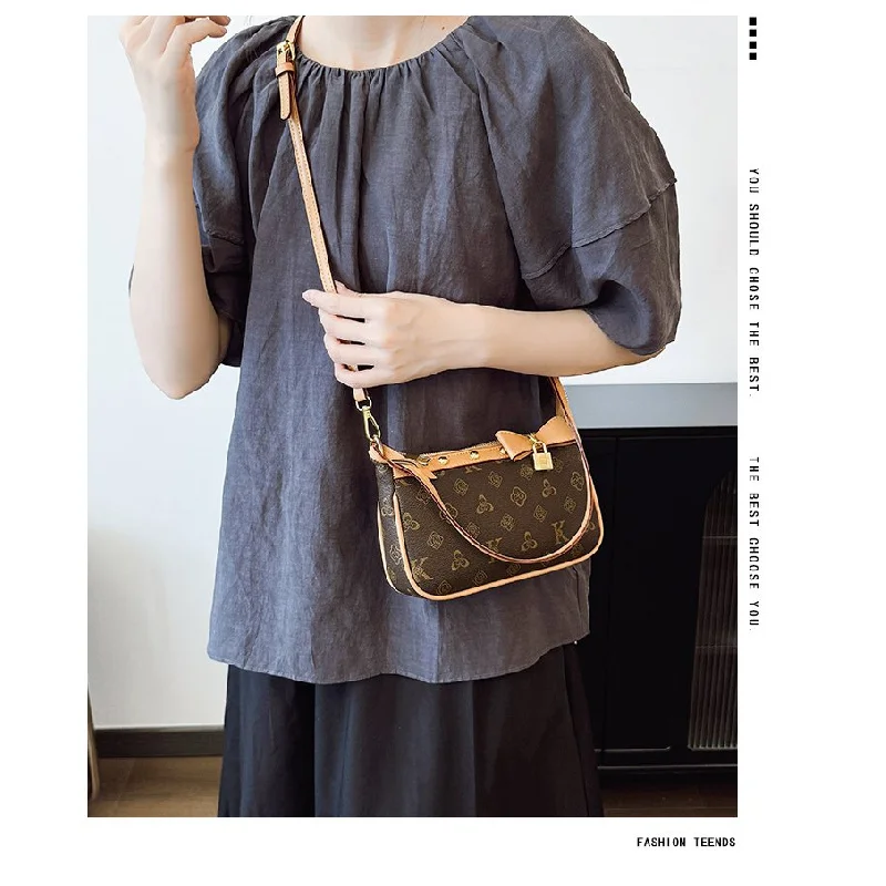 الراقية العلامة التجارية الفاخرة السيدات حقيبة يد جلدية عصرية أنيقة Crossbody الكلاسيكية باريس أنيقة بطانة حقيبة خمر #6