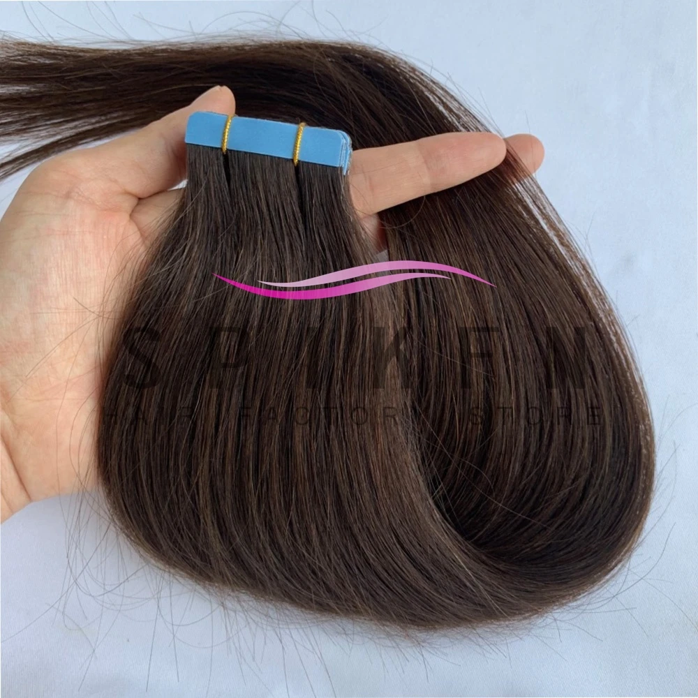 50g/pack Real Tape In Human Hair Extensions 12