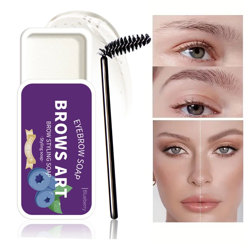 볼드하고 자연스러운 눈썹을 위한 3D 브로우 젤, 투명 방수 눈썹 스타일링 젤, 오래 지속되는 효과, 발렌타인데이 또는 어머니날 선물