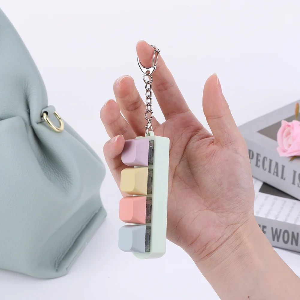 لوحة المفاتيح مفتاح لعبة 4 مفاتيح زر Keycap تململ المفاتيح لوحة المفاتيح الفرس لعبة لوحة المفاتيح لعبة مكعب للهدايا الكبار لتخفيف تمرير الوقت #3