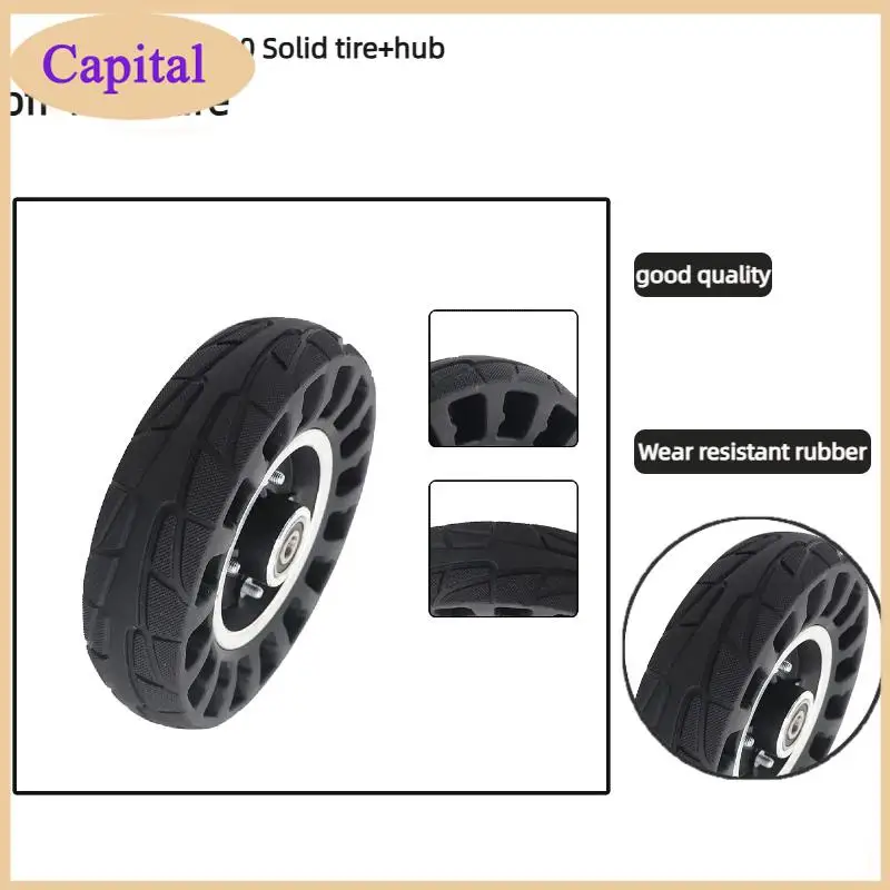 

200x50 Solid Tire Wheel Hub With 8 "Inch For Electric Scooter Bicycle Pedal Wheel Solid Tires Bee Hive Holes