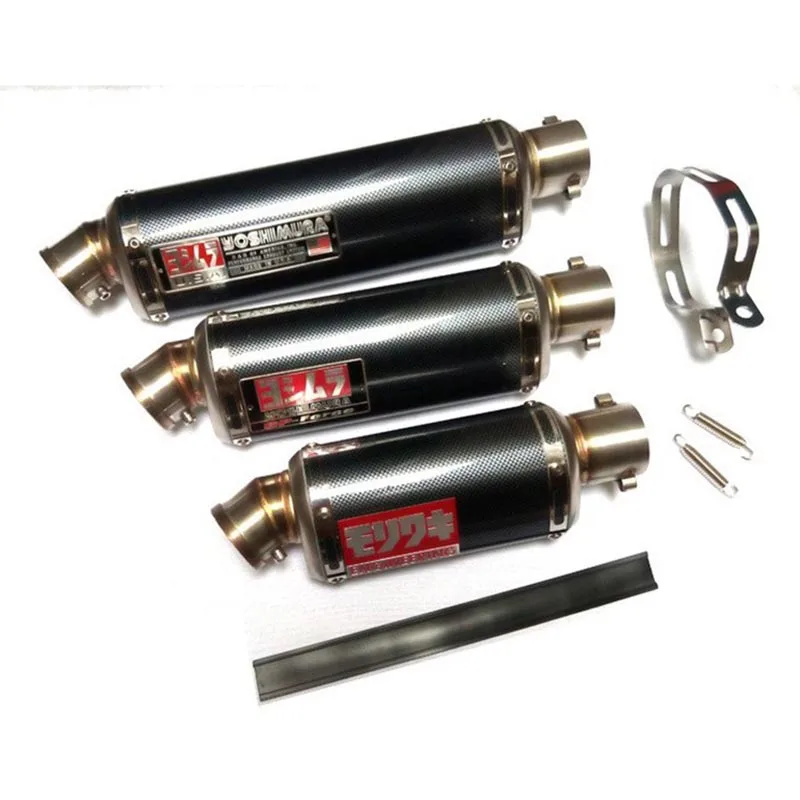 

For Yamaha R3 R6 R15 Kawasaki Ninja250 400duke200 Rc390 Modification Exhaust Pipe Universal 51mm Modification Exhaust