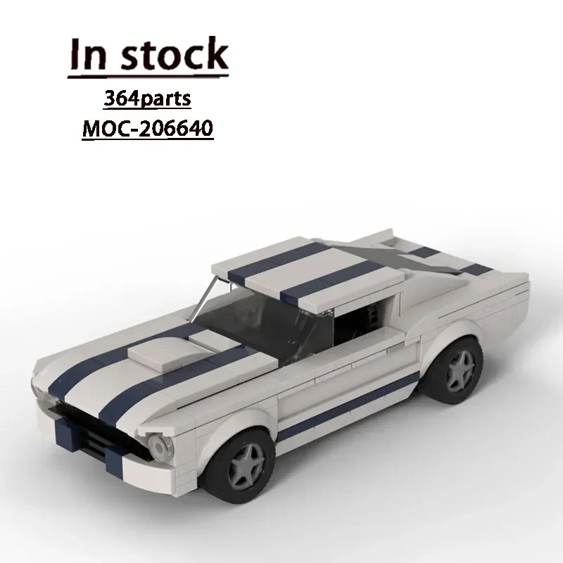 

MOC- 206640 Новый белый маленький грузовик, гоночный строительный блок, модель-34 PartsMOC, креативный рождественский строительный блок для мальчиков и детей, игрушка