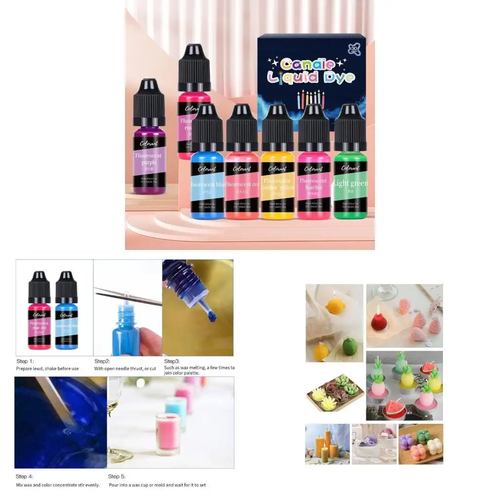Dyes Pigment Liquid Pigment Resin Pigment Set Liquid Colorant Dye Jewelry DIY Making Liquid Resin Dye
