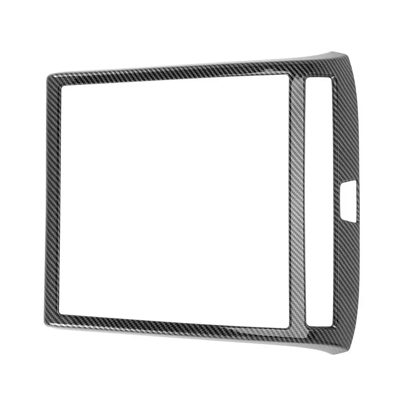 Professional Car Carbon Fiber ABS Navigation Frame Decoration Cover Trim Stickers For Tucson L Nx4 2021 2022