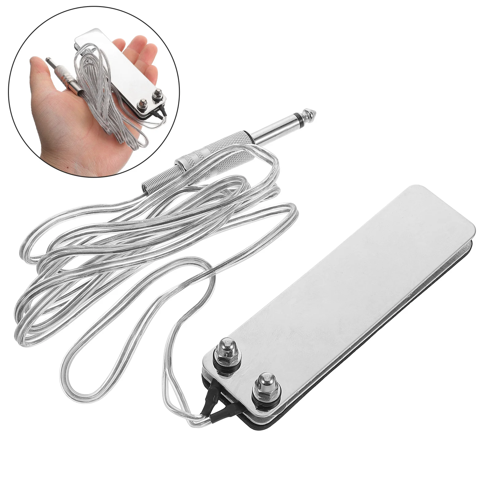 

Ножная педаль для татуировки, металлический шнур, управление источником питания, нескользящая поверхность, компактный дизайн, универсальная совместимость