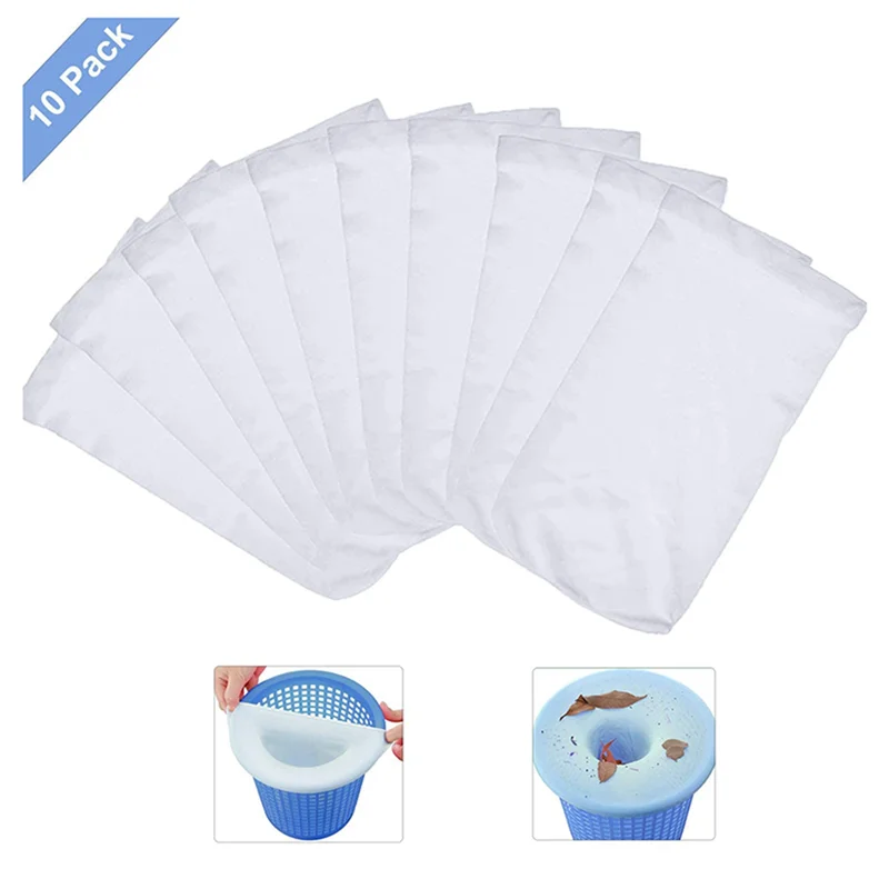 AB33-40Pcs Pool Skimmer Socks Skimmer Basket Filter Pool Filter Saver Socks, Swimming Pool Skimmer Socks For Filtering Leaves
