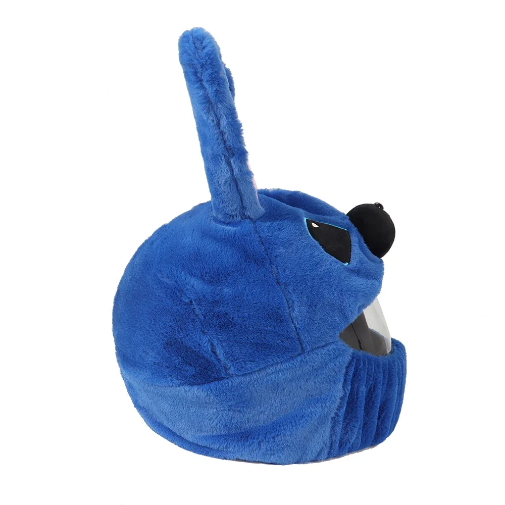 7 Colors Motorcycle Helmet Cover Cartoon Fluffy Plush Protection Headgear Covers For Full-face Cross-section Helmets Accessories