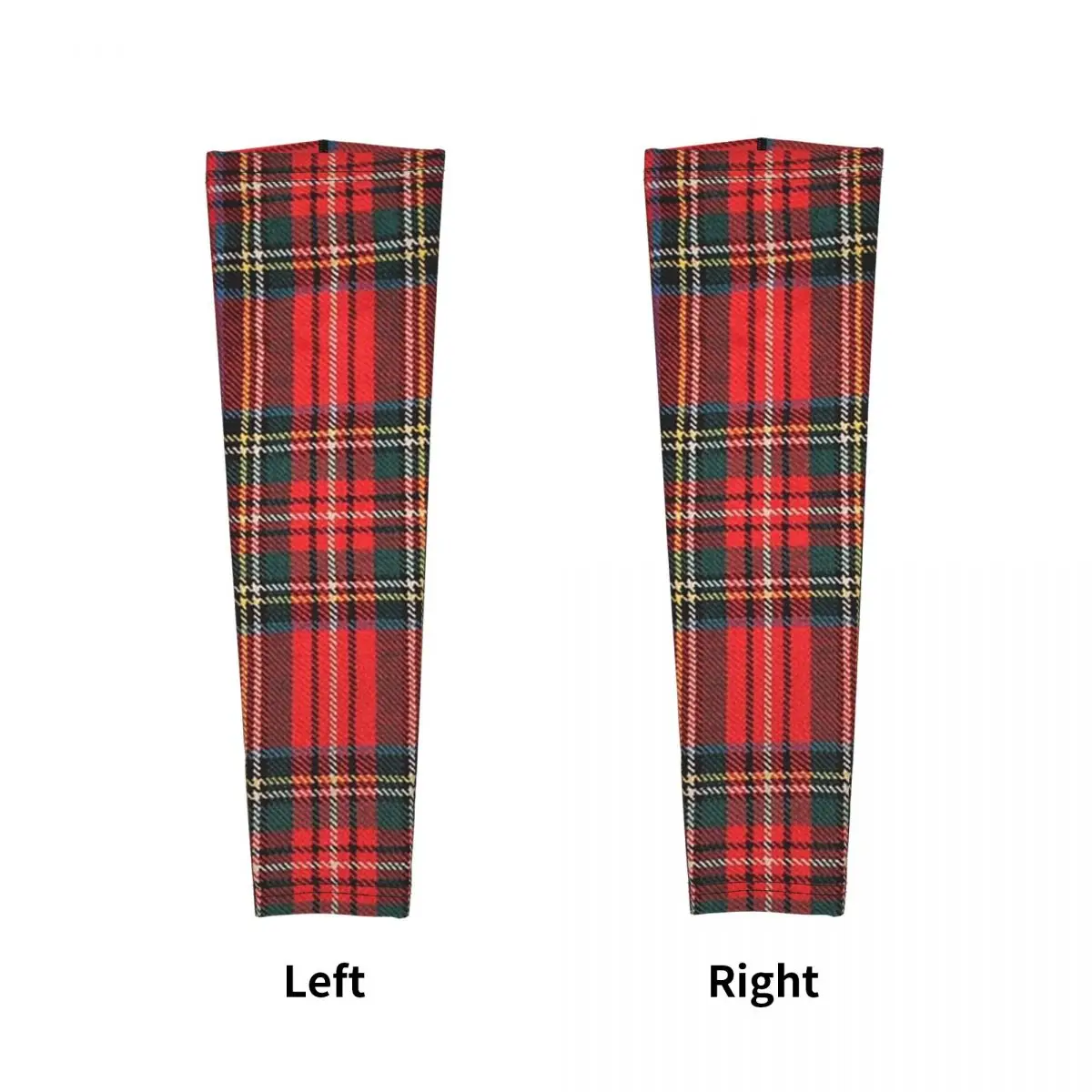 ロイヤル・スチュワート・タータン アウトドア アームスリーブ 日焼け止め UVカット サマー サイクリング タトゥースリーブ