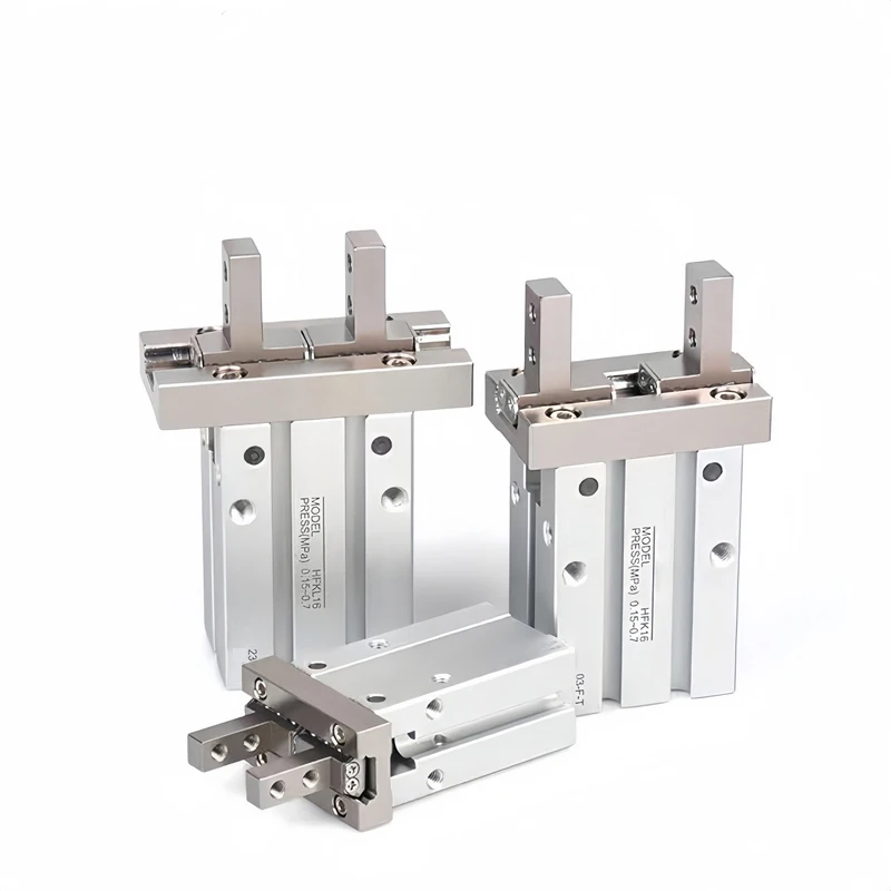 

Airtac Type Pneumatic finger cylinder Parallel Claw Cylinder Pneumatic Air Gripper HFK10 HFK16 HFK20 HFK25 HFK32 HFK40