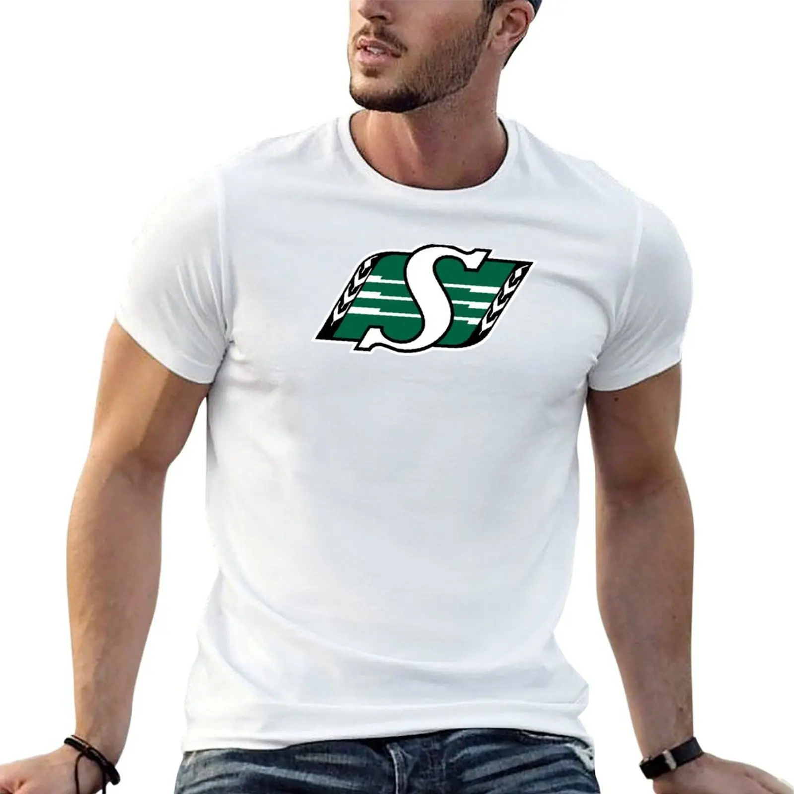 

Saskatchewan Roughriders T-Shirt man t shirts cotton man t shirt designer T-Shirt