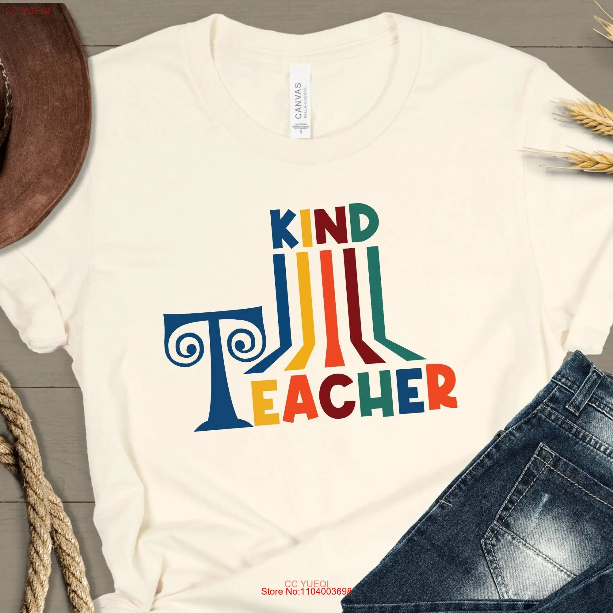 Retro Teacher shirt t Preschool tee Teachers Day shirts Personalized Appreciation long or short sleeves