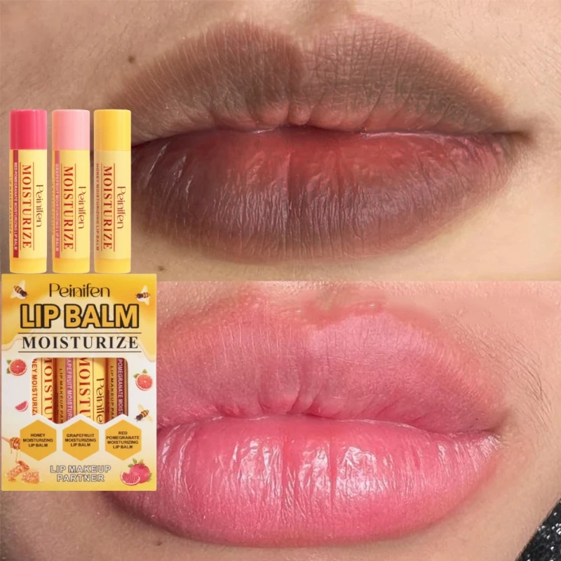 

Fast Remove Dark Smoke Lip Balm Lighten Melanin Bleach Pink Lipstick Exfoliating Fade Lip Line Dead Skin Nourish Repair Lip Care