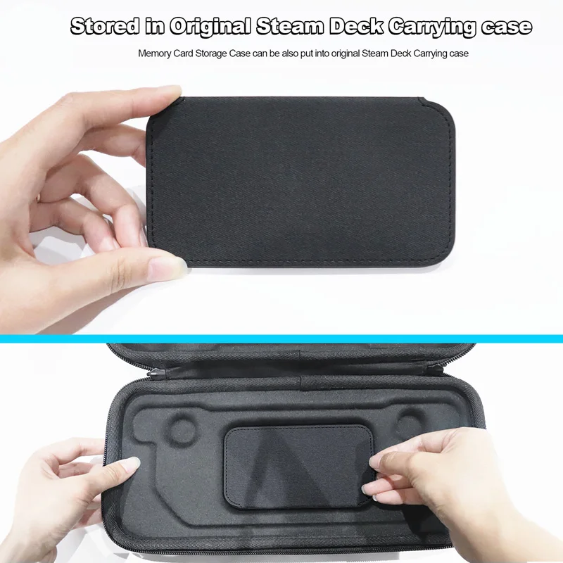 24 Game TF Card Holder Storage Bag Case Cartridge EVA Storage Bag For Steam Deck Accessories Small Protable