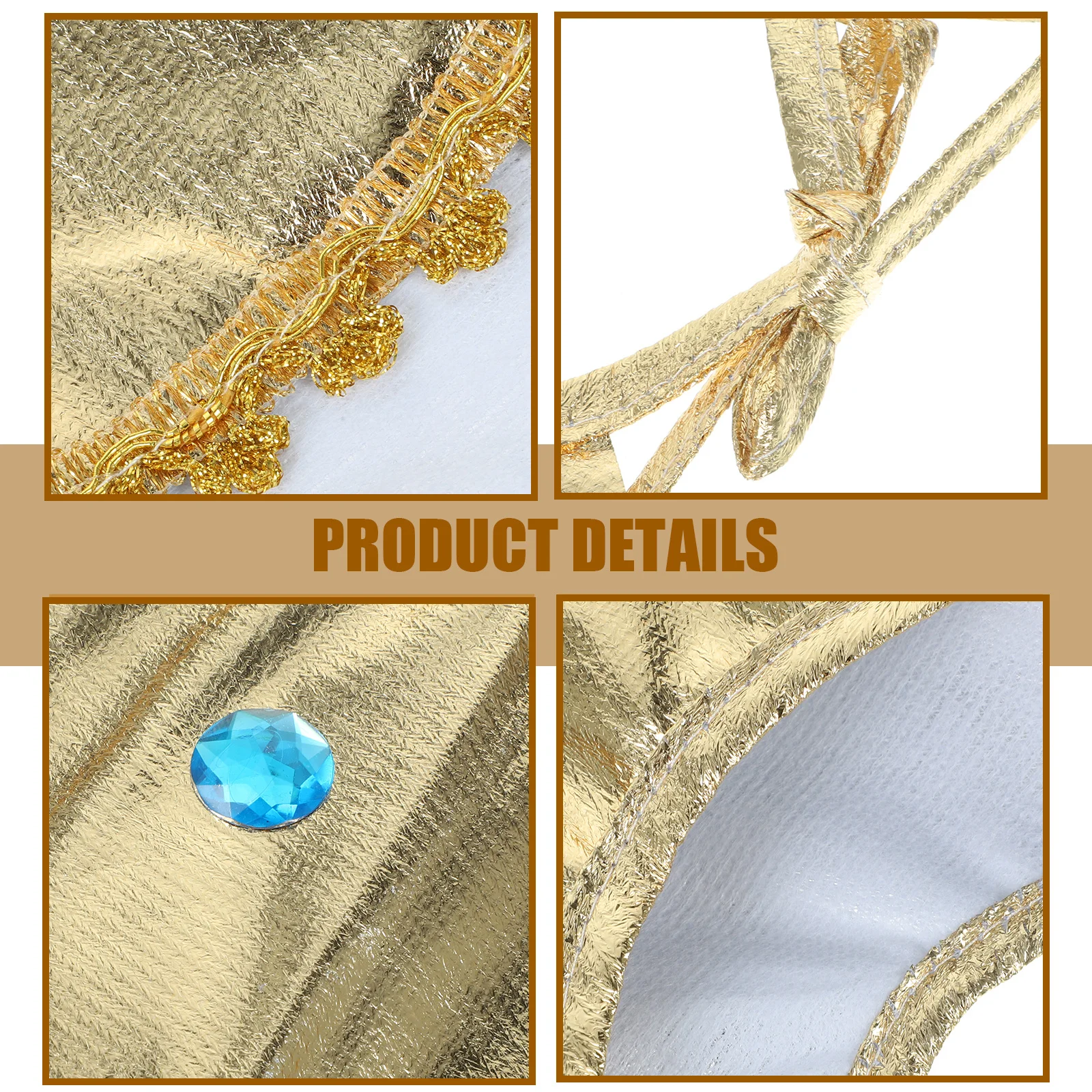 

1pc Egyptian Collar For Cosplay Adjustable Decorative Collar Halloween Party Prop Reusable Egyptian Costume Accessories