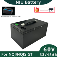 Original Replacement Li-ion Battery Pack 60v 32Ah 45Ah For NIU Motorcycle NIQ NIQ GT with 5A Charger