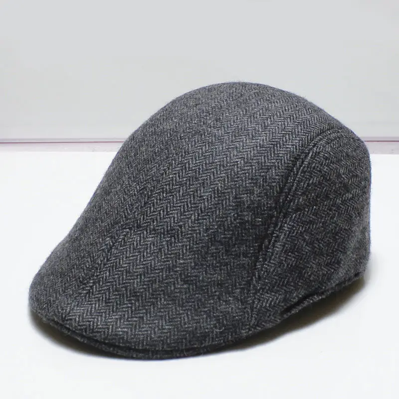 New cap hat men middle-aged and elderly Korean twill dark Korean cap dad casual sun protection forward cap wholesale image 3