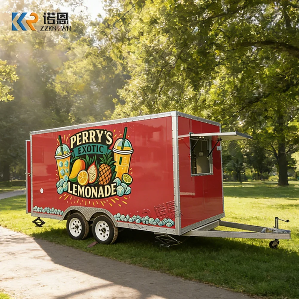 

Australian Fashion Standard Food Cart Truck Commercial Donut Dessert Food Truck Mobile Food Trailer With Full Kitchen