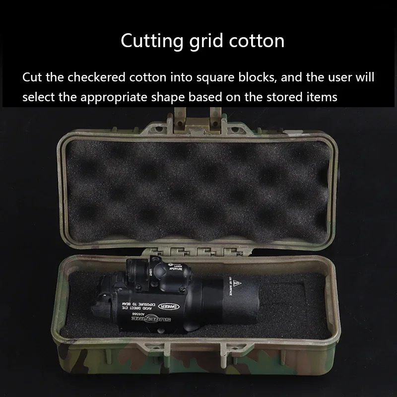 Hard Shell Plastic Tool Carry Case Multi-function Waterproof Toolbox Accessory Protective Carrying Case with Foam