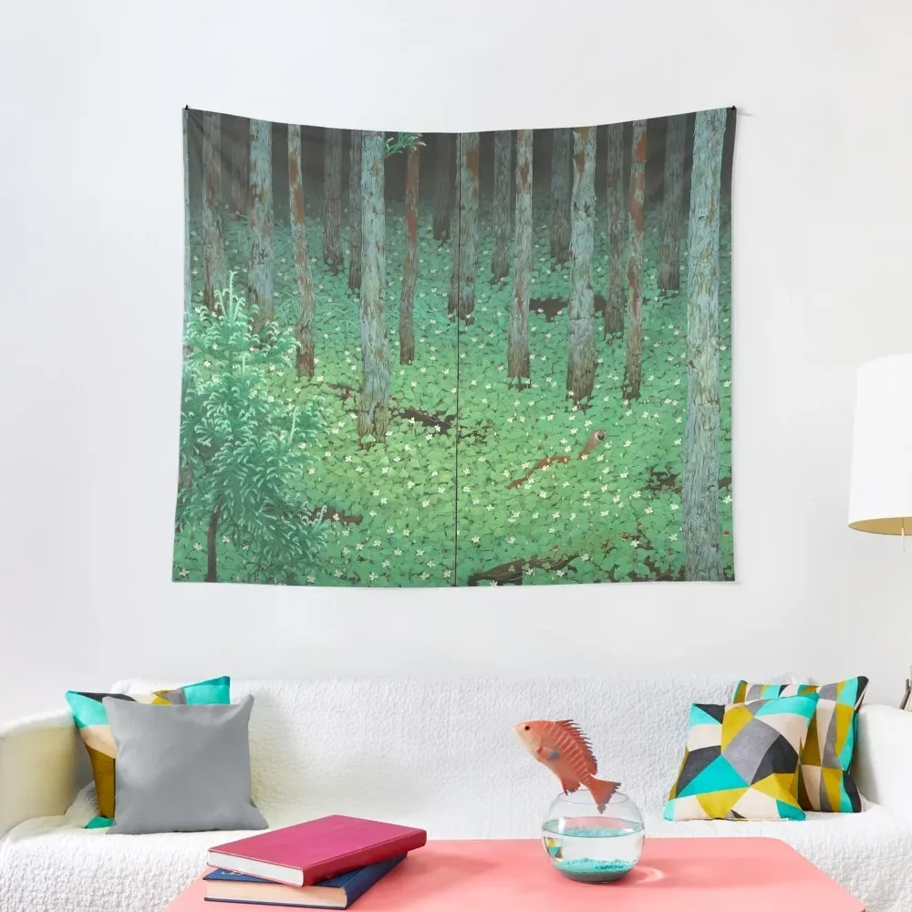 

Forest - Mori by Katayama Bokuyo Tapestry Aesthetic Room Decors Decoration Aesthetic Tapestry