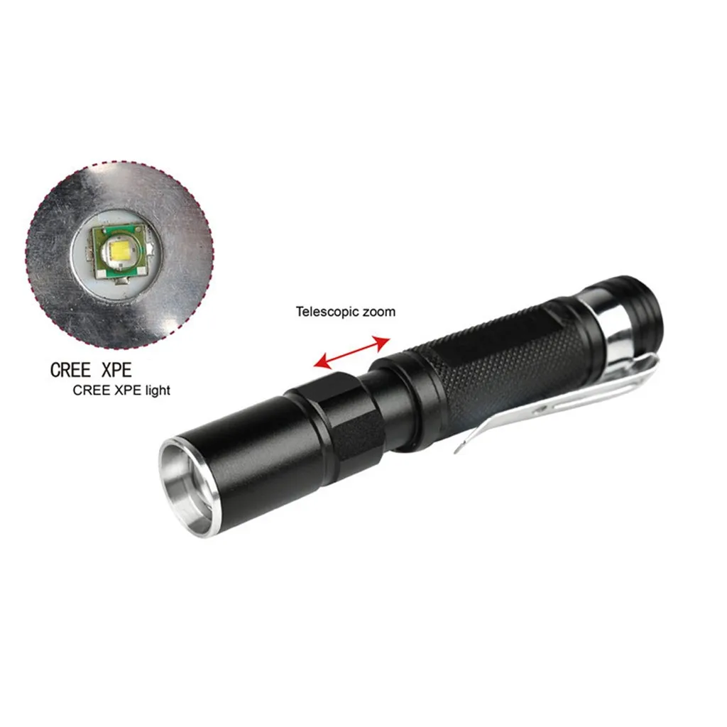 Portable Mini Pen LED Flashlight Waterproof Pen Light Pocket Torch Powerful LED Lantern AAA Battery Gifts Party Supplies