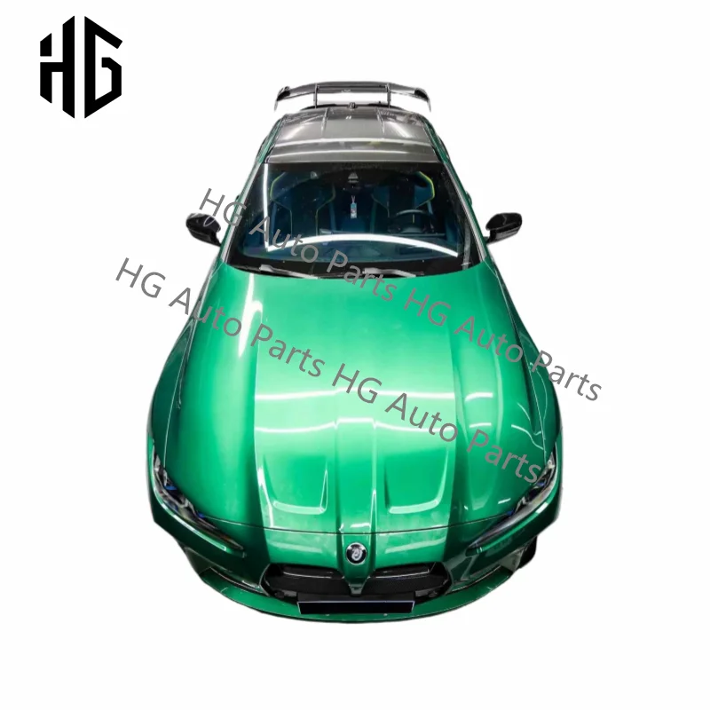 عالية الجودة M3 M4 AR نمط ألياف الكربون قطع غيار السيارات الخلفية سبويلر الجناح لسيارات Bmw M3 M4 G80 G82 جذع الأغطية سبويلر اكسسوارات السيارات