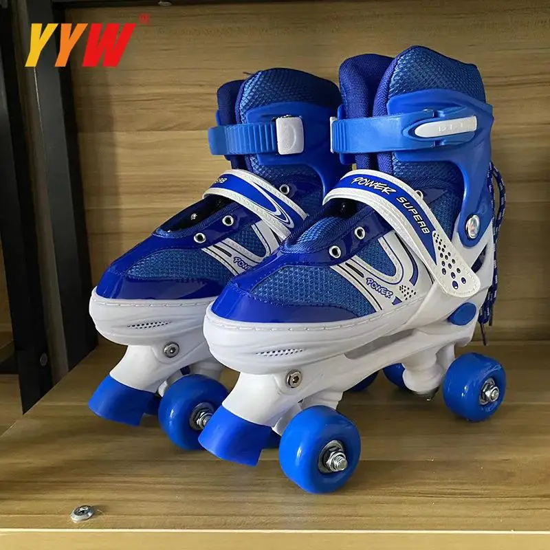 Four Wheels Kids Flying Roller Skates Children Shoes Cartoon Girls Boys Sneakers Fashion Sports Casual Size 26 - 42 Wheels Shoes