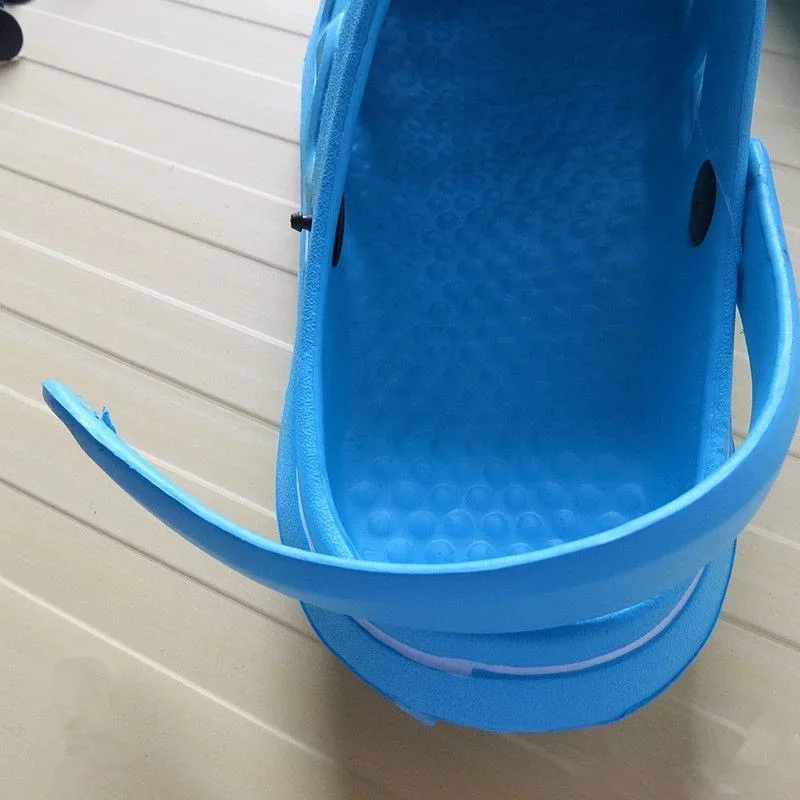 Lochschuhschnalle Weiß Schwarz Gartenschuh-Rückenschnalle Kunststoff Universal Strand-Reparatur für Jungen und Mädchen Großhandel – Detail 6