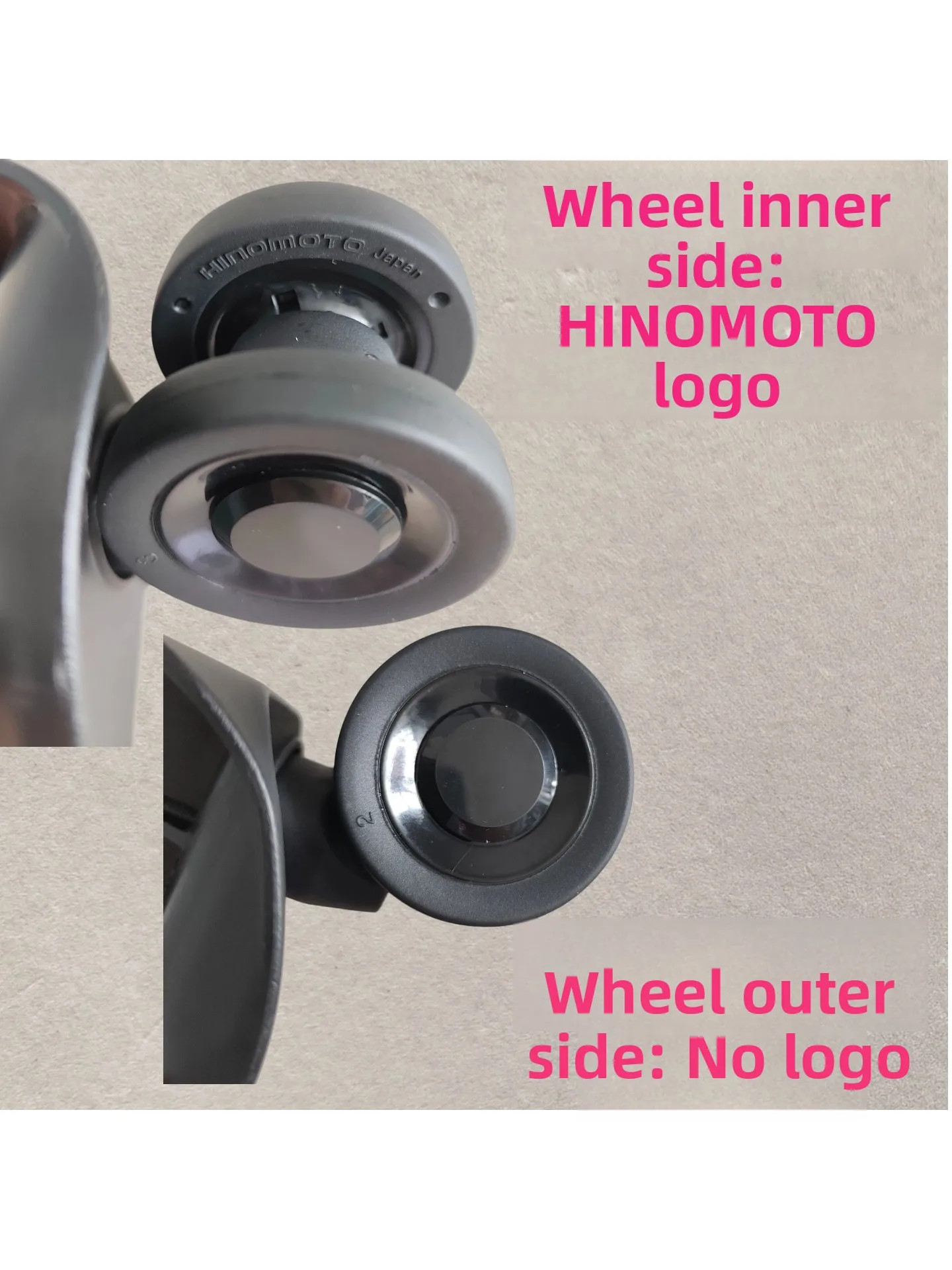 Lojel Luggage Wheels 1375 1627Cubo Travel Suitcase Wheel Accessories Wheel Hardware for Carry-On Suitcase And Travel Bag