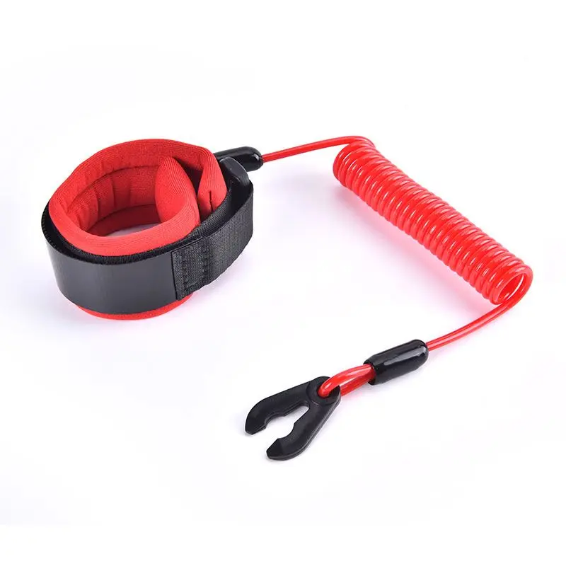 1PC Boat Outboard Engine Motor Lanyard Kill Stop Switch Safety Tether Cord Safety Lanyard Suit for Most Board Engine