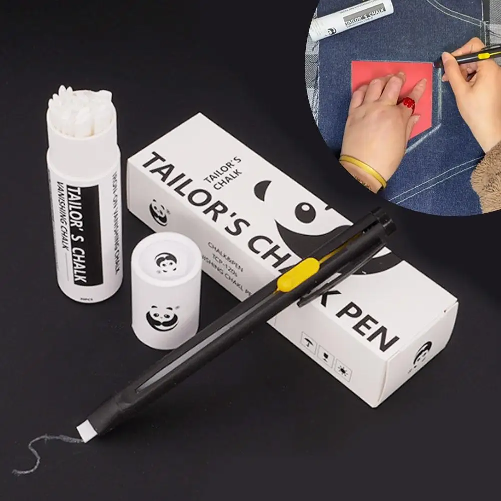 Stoffmarker mit Nachfüllung, wärmelöschbarer Stoffmarker zum Nähen, Quilten, Sticken, waschbarer Stift mit für Baumwolle