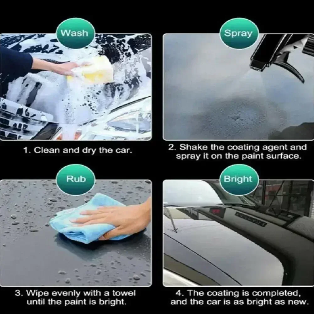 50ML- Car Scratch Coating Agent Repair Spray Oxidation Liquid Ceramic Coat Direct Replacement Car Accessories