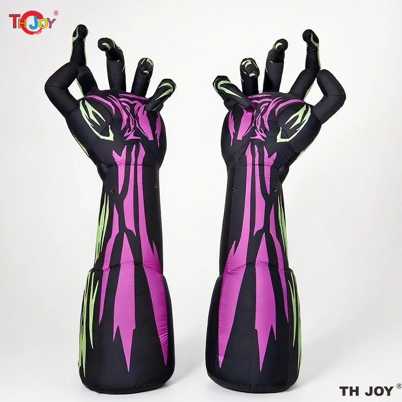 

Надувные лодки на Хэллоуин, рука зомби, уличные украшения, гигантская рука скелета