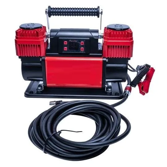 300L Fast Inflating mini portable 2 cylinder air pump 12 volts dc 150psi tire air compressor with digital for car