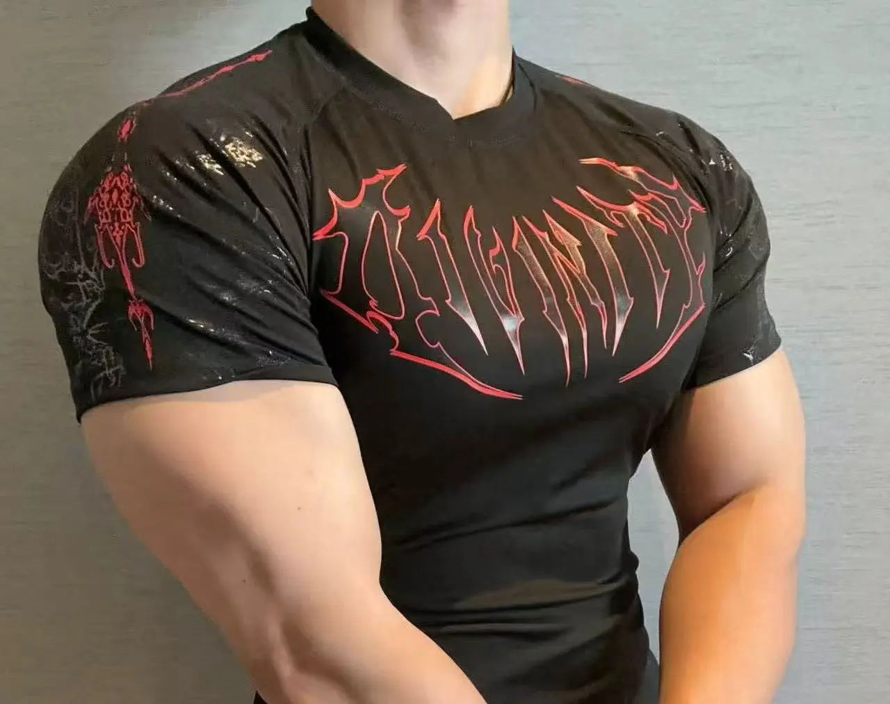 Muscle Compression Fitness Clothing NEW Men's High-intensity Training Slimming Short-sleeved Quick-drying Breathable Gym T-shirt