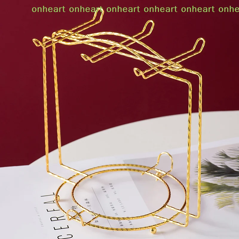 Coffee Cup And Saucer Display Rack Hold 6 Coffee Cups And 6 Plates Kitchen Draining Rack Durable Modern Mug Stand For Countertop