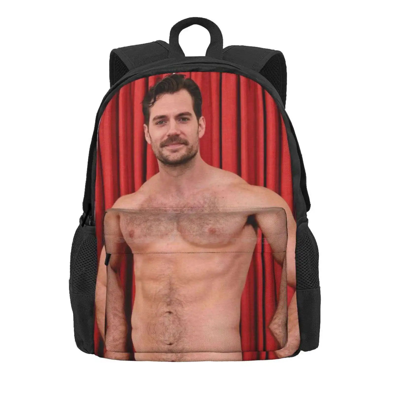 Henry Cavill Hot Sale Schoolbag Backpack Fashion Bags Henry Cavill Actor Handsome Celebrity Hot Movies Tv Shows Lovely Sexy