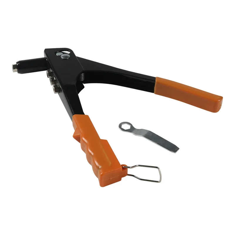 IALJ-Heavy Duty Riveter Riveting Machine With 4 Rivet Machine Nozzles And 1 Wrench Hand Tools Rivet Nut Tool